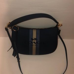 Coach Horse & Carriage Jacquard Sutton Crossbody